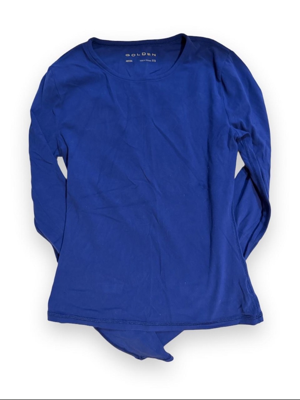 Aritzia “BUTTER Essential Longsleeve” in colour Byron Blue